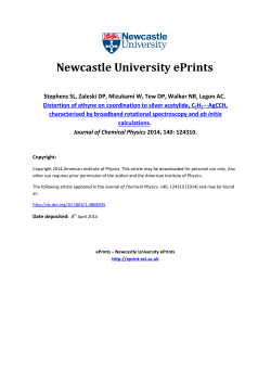 Newcastle University ePrints