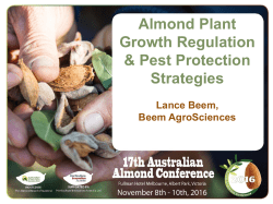 Plant hormones - Growing Almonds