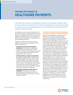 healthcare payments