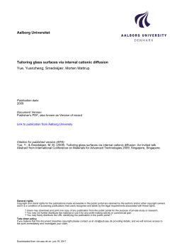 Abstract - VBN - Aalborg Universitet