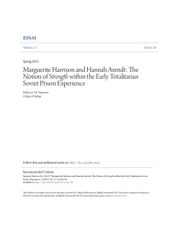 Marguerite Harrison and Hannah Arendt