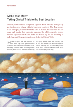 Make Your Move: Taking Clinical Trials to the Best Location