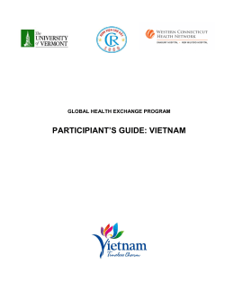 Participant Guide - WCHN global health
