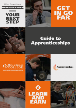 GET IN GO FAR - Milton Keynes College