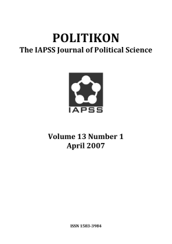 POLITIKON - International Association for Political Science Students