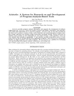 A System for Research on and Development of Program