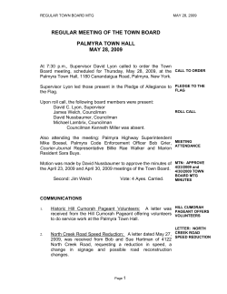 May 28 - Palmyra NY Home