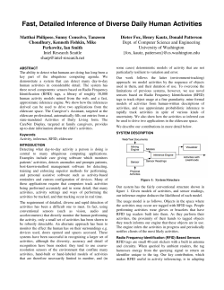 Fast, Detailed Inference of Diverse Daily Human Activities