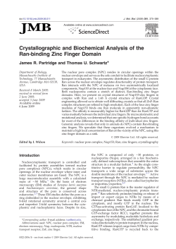 J. Mol. Biol. 2009 Partridge - UCSF Macromolecular Structure