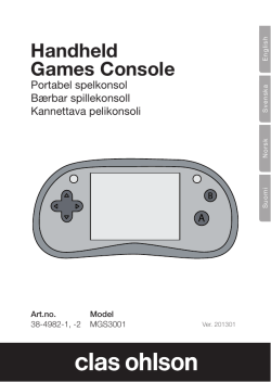 Handheld Games Console