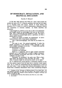 Of Democracy, Devaluation, and Bilingual Education