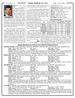 Update Bulletin No. 418 &copy;2004 James Dulley T