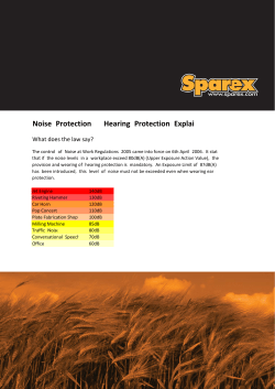 Noise Protection Hearing Protection Explai