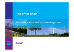 Tauw-The office chair