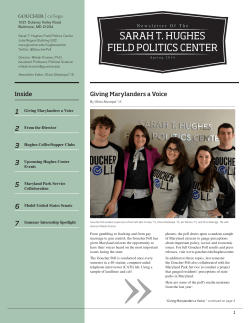 sarah t. hughes field politics center