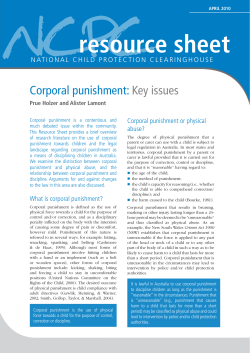 Corporal Punishment
