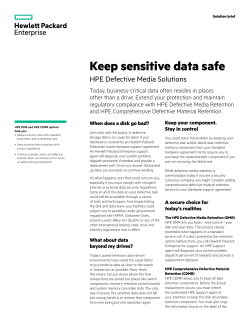 Keep sensitive data safe