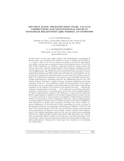 neutron stars, protoneutron stars, vacuum corrections and