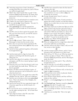 PART XXIII 22. `And what reason have I that I should not worship