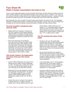 Fact Sheet #6 - Citizens for Public Justice