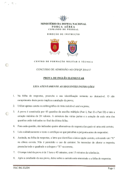 Ingl&ecirc;s - N&iacute;vel Elementar