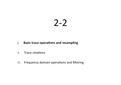 Signal processing in SAC - Crystal-to