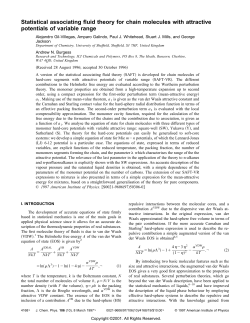 Statistical associating fluid theory for chain molecules with attractive