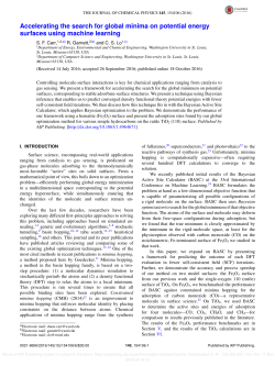 Accelerating the search for global minima on potential energy