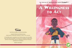 a willingness to act