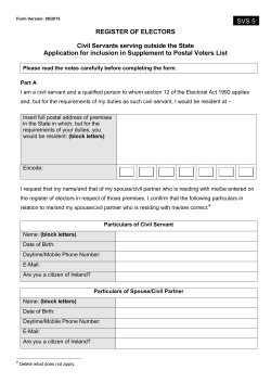 civil servants serving outside the state