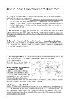 Development dilemmas - Acland Burghley School
