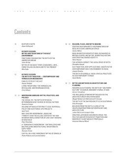 Contents - International Association for the Study of Traditional