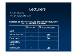 Geography 176A Introduction to Geographic Information Systems