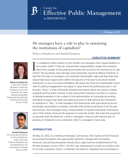 Do managers have a role to play in sustaining