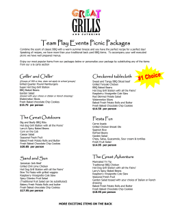 Picnic Packages - Team Play Events