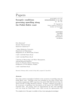 Papers - Institute of Oceanology PAS