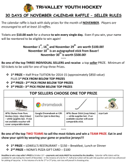 Calendar Raffle - LeagueAthletics.com