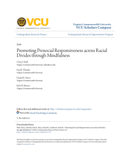 Promoting Prosocial Responsiveness across Racial Divides through