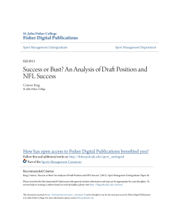 Success or Bust? - Fisher Digital Publications