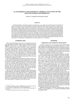 81. Geothermal Measurements