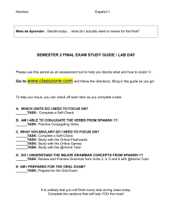 SEMESTER 2 FINAL EXAM STUDY GUIDE / LAB DAY