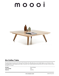 Zio Coffee Table