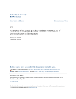 An analysis of Staggered spondaic word test