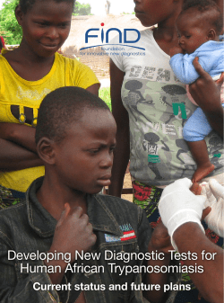 Developing New Diagnostic Tests for Human African Trypanosomiasis