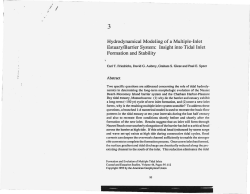 Insight into Tidal Inlet Formation and Stability