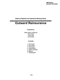 Reserve reports and opinions