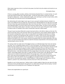 What makes Superman a hero is not that he has power, but that he