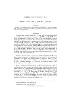 EMBEDDINGS OF Sz(32) IN E8(5)