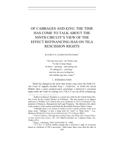 of cabbages and king: the time has come to talk about the ninth