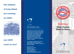 Steer Clear trifold - Child Abuse Prevention Services